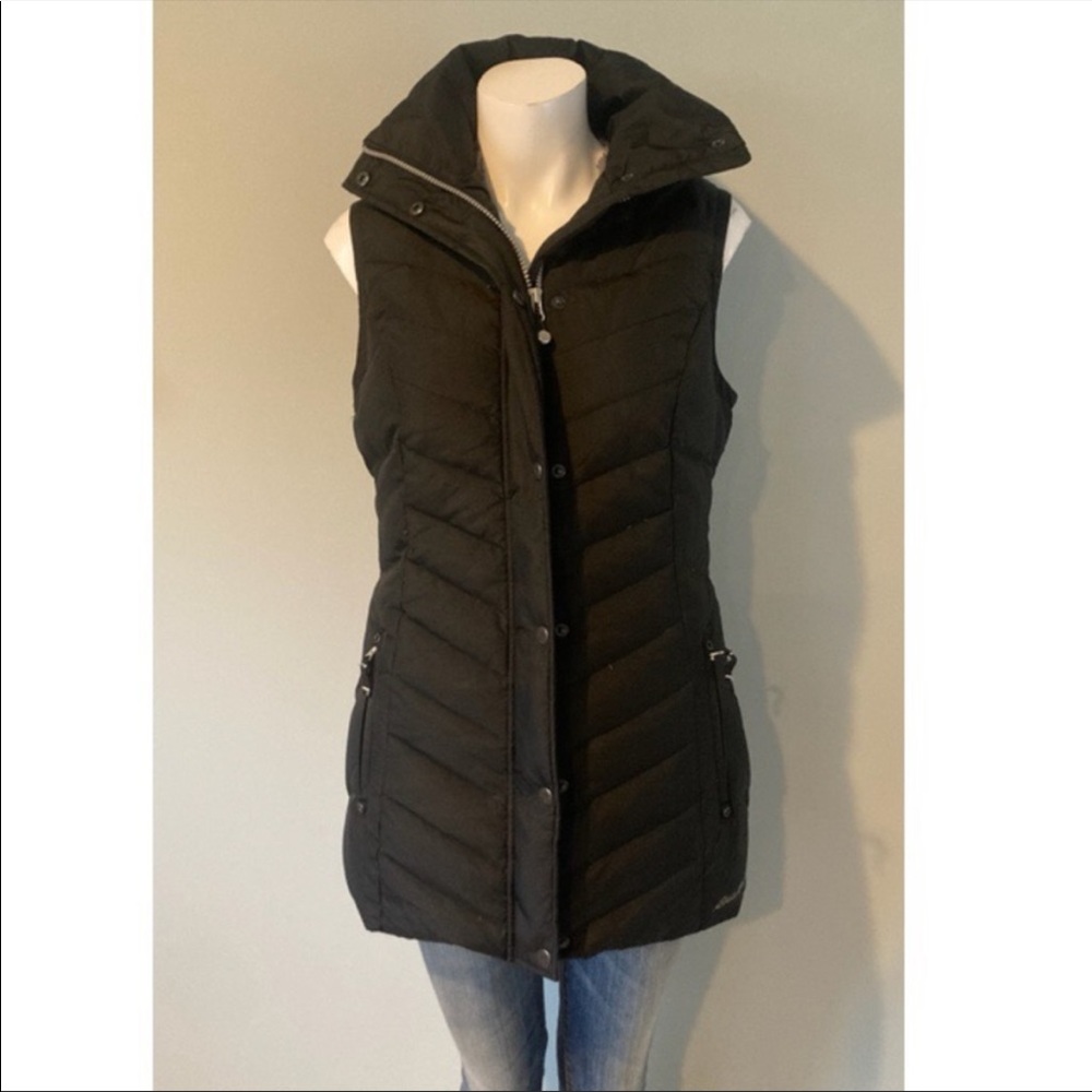 Eddie Bauer Down fur lined Vest